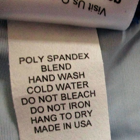 BLUE WITH WHITE STARS BASIC SPANDEX SHORTS - Picture 4 of 4